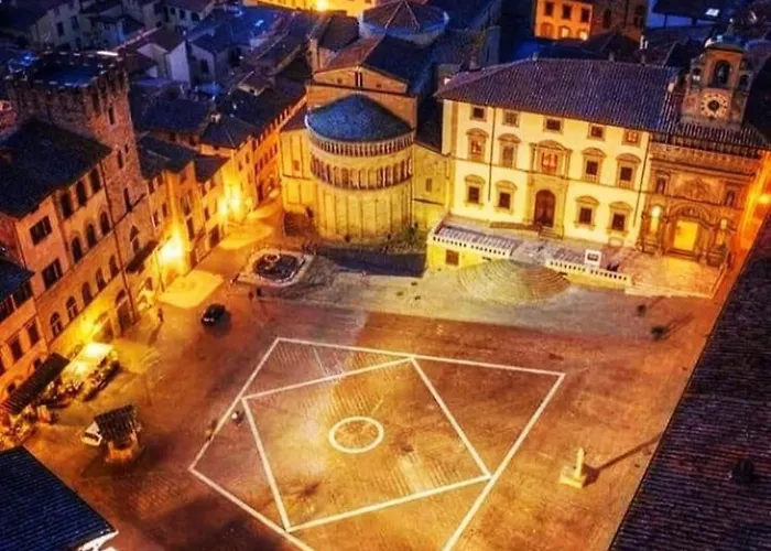 アパート La Torre Di Borgunto - Piazza Grande アレッツォ